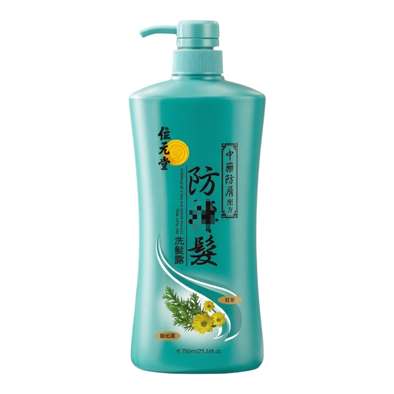 字节 中药洗发露防屑配方750毫升洗头水男女通用浴室头皮护理进口
