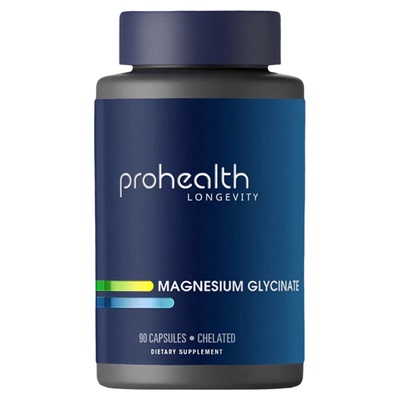美国ProHealth Magnesium Glycinate 甘氨酸镁 - 90粒胶囊