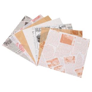 美式防油纸垫纸油炸小吃隔油纸面包餐盘纸烘焙油纸炸鸡防油纸吸油