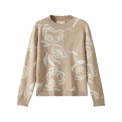 皮皮狗半高领羊绒套衫商场同款