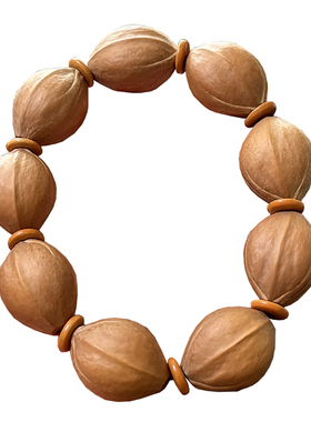 精品橄榄核手链纯天然原料大籽