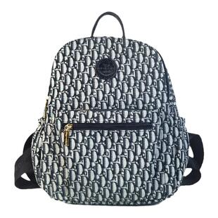 盛装舞步新款时尚帆布双肩包大号多层旅游背包学院包X265