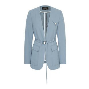 Scofield女装V领设计感收腰西装搭配半裙套装秋季西装