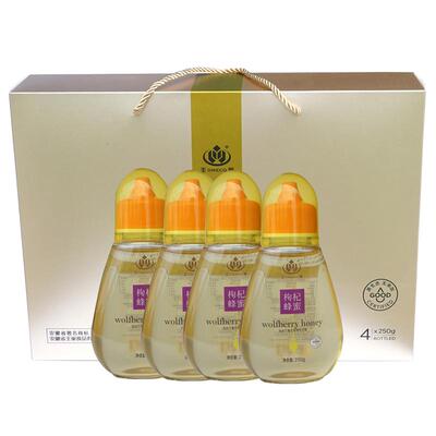 小包装高档礼盒枸杞蜂蜜无添加