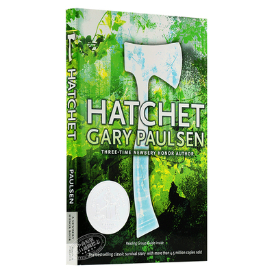 手斧男孩 英文原版 Hatchet 纽伯瑞奖小说 儿童文学 课外读物 一个小男孩和一把手斧的荒野生存冒险 1020L 12-16岁【又日新童