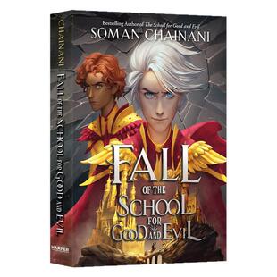 善恶魔法学院 英文原版小说 The Fall Of The School For Good And Evil 新封面版英语课外阅读科幻纽约时报畅销书Soman Chainani