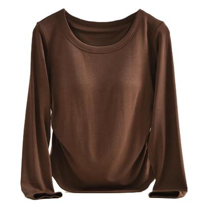 莫代尔带胸垫可外穿打底衫t恤女