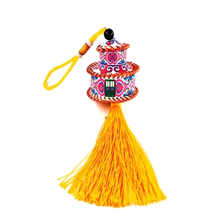 蒙古包造型车挂内蒙古手工艺挂饰小挂件蒙古族特色汽车内装饰用品