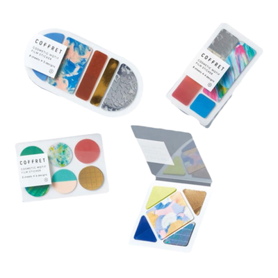 新品锦宫美妆系列透明感标签贴纸