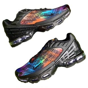 Nike Air Max Plus 3 耐克黑色减震防滑低帮运动跑步鞋FD0671 001