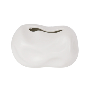 创意波纹陶瓷纸巾盒ins客厅高档轻奢风抽纸盒高级感家用餐巾纸盒