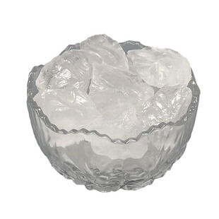 天然白水晶原石大块水晶消磁石净化碗容器盒子香薰晶石扩香石摆件