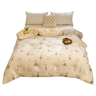 金号豆豆绒被子被芯四季通用空调夏凉婴儿童冬被冬天加厚保暖宿舍