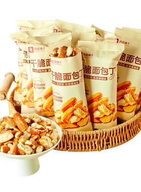 良品铺子碱水面包丁300g非油炸