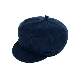 寿帽呢子面料鸭舌帽男款八角帽圆顶帽送老衣逝世寿终寿衣殡葬用品