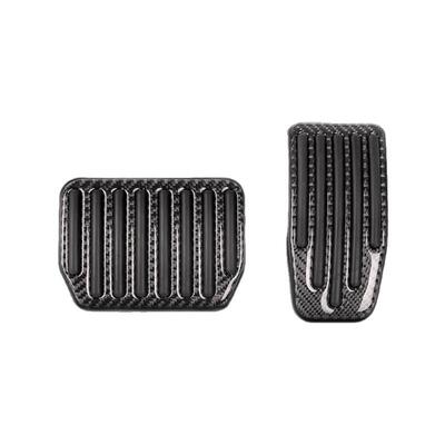 适用特斯拉model3油门刹车踏板真碳纤维modelY脚踏板改装防滑耐磨