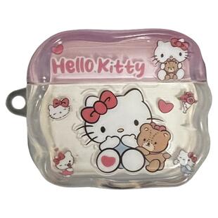 可爱玩具熊少女网红卡通带挂件适用airpodspro3保护套新4代airpods3耳机套二代苹果airpodspro耳机保护套粉色