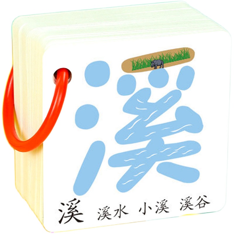 直映认字儿童生字卡有声识字卡片