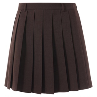 朗姿欧洲EiLEEN ELITEE美拉德高级感A字百褶半身裙2025秋季新款