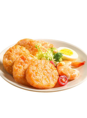 大用虾饼儿童营养早餐半成品食材