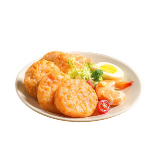 大用虾饼儿童早餐半成品空气炸锅食材新鲜商用低脂虾排虾滑虾肉饼