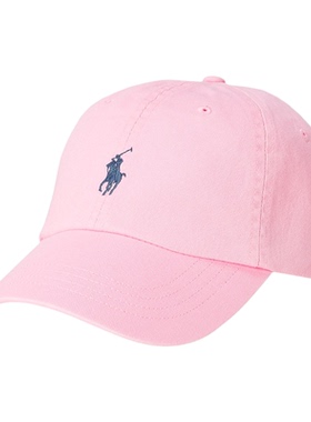 拉夫劳伦Polo Ralph Lauren 徽标刺绣小马标志棉鸭舌帽男女同款