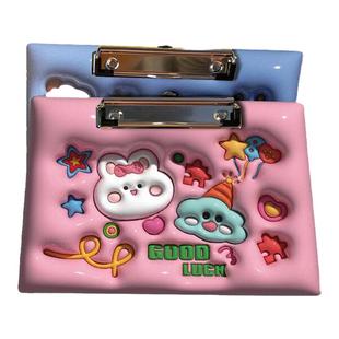 夹板文件夹高颜值孩子学生最爱夹试卷纸张写字板加厚写生作业 3毫米厚度亚克力定制可爱A6小尺寸纸张垫板A4纸