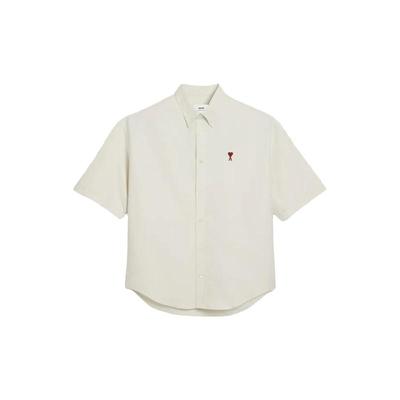 AMIPARIS爱心刺绣棉质宽松衬衫