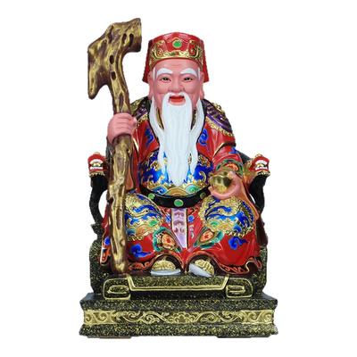 慈云轩香樟木土地公佛像家用室内大伯公福德正神像佛堂土地公摆件