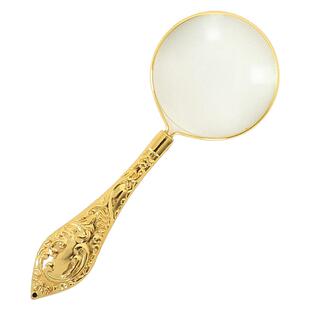 放大镜超高清儿童不伤眼随身携带老人通用玻璃5倍手持便携阅读扩4