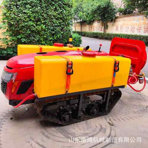 履带喷药车自走式遥控果园大棚打药机一机多用柴油大马力打药车