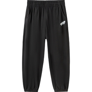 巴拉巴拉男童运动裤中大童裤子夏装2026新款童装儿童防蚊裤休闲薄