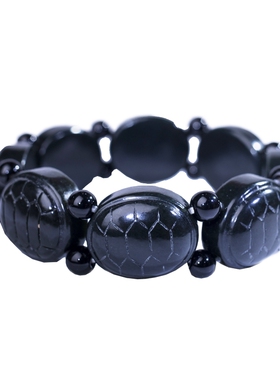 正品天然和田玉黑青手串手排手链