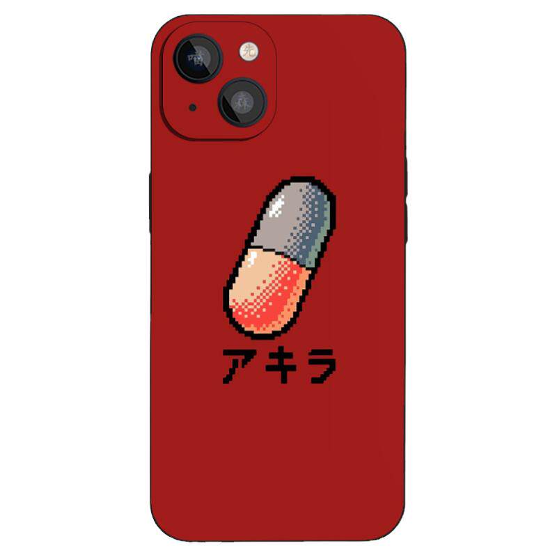 阿基拉创意像素胶囊手机壳适用苹果16全包防摔13磨砂12硅胶14玻璃iPhone15promax华为OPPO小米VIVO动漫二次元