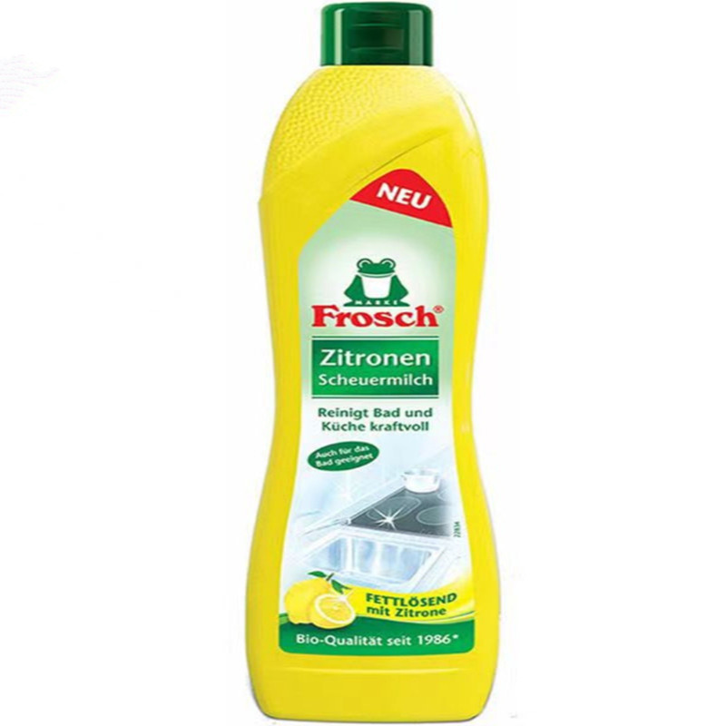 德国Frosch柠檬不锈钢陶瓷清洁剂厨房水池龙头灶具锅底黑茶渍清洁