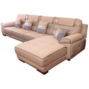 真皮沙发垫子防滑座垫秋冬季三坐一贵妃四季通用高端沙发盖布巾罩