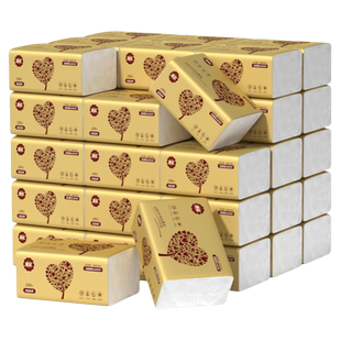 漫花60包纸巾抽纸家用实惠装整箱批发餐巾纸卫生纸面巾纸手纸擦手