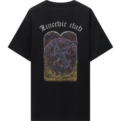 宽松oversize廓形感落肩T恤