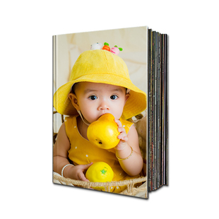 照片书定制 纪念册幼儿园毕业相册制作宝宝杂志册diy洗照片做成书