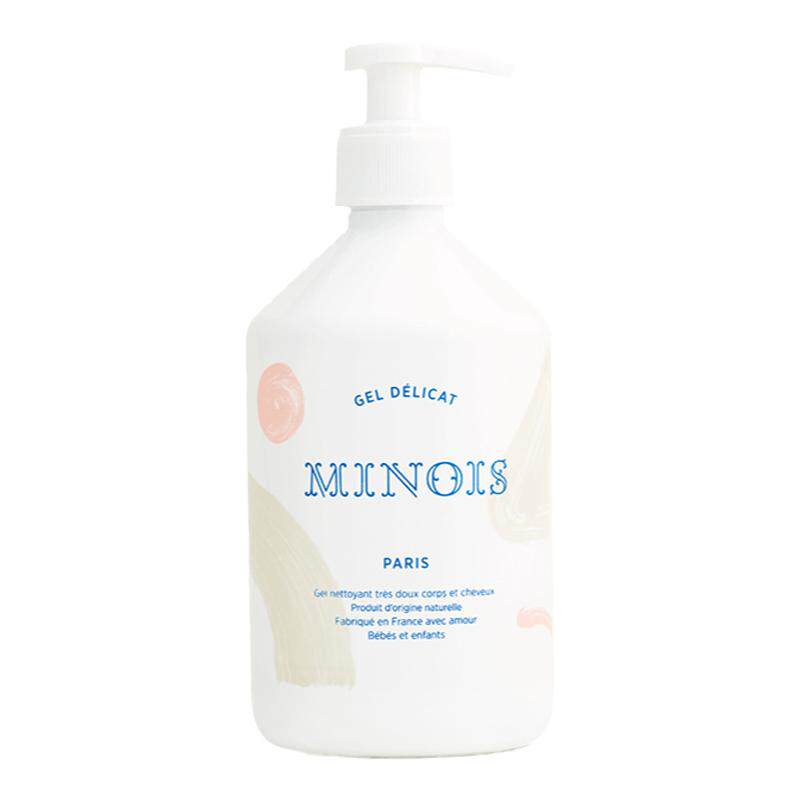 法国minois巴黎宝宝儿童婴幼儿专用洗护洗发沐浴露二合一500ml*2