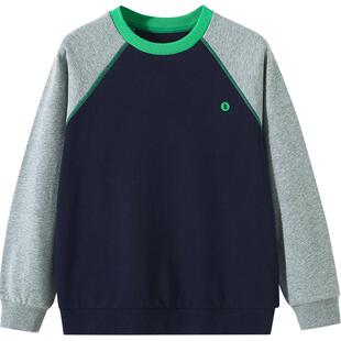 巴拉巴拉童装儿童卫衣男童2026秋季新款女童长袖t中大童上衣圆领