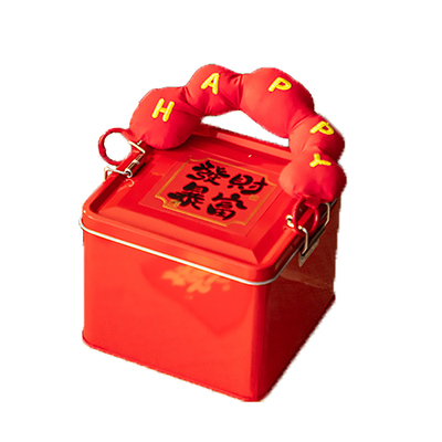 迷你马上发财马铁口铁罐手提盒