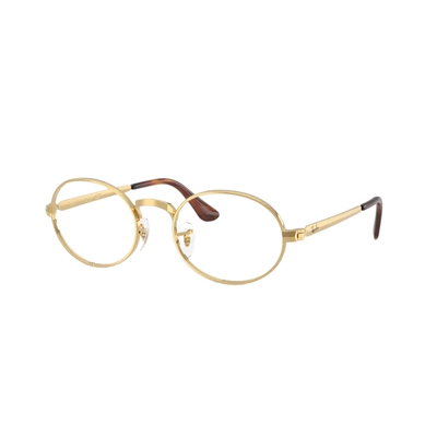 RayBan雷朋椭圆形金属光学镜