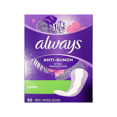 Always卫生护垫加长型夜用50片