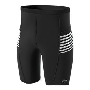 WaterTime泳裤男夏季及膝泳裤平角防尴尬专业训练速干泳衣装备