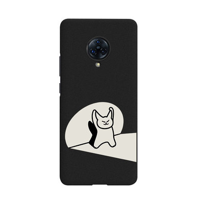 搞怪猫适用vivonex3保护套vivo nex3s新款vivi磨砂创意viv0全包nex3可爱卡通5g版岩沙硬壳防摔男女高级感网红
