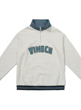 vimech春秋冬长袖休闲卫衣polo