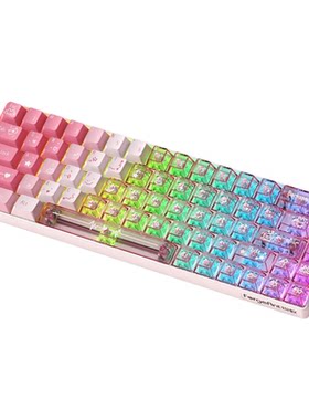 锐蚁F68PRO三模RGB机械键盘游戏