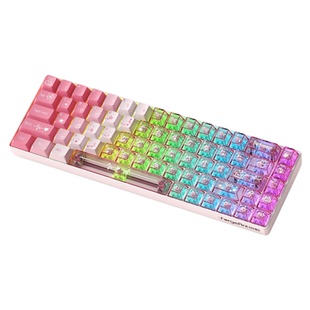 锐蚁F68pro无线三模机械键盘蓝牙2.4G热插拔RGB电竞办公游戏键盘