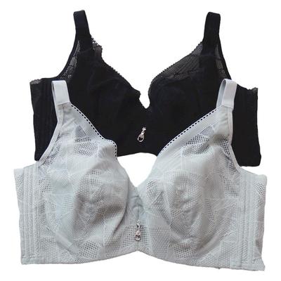 蕾丝薄款全罩杯软钢圈收副乳文胸